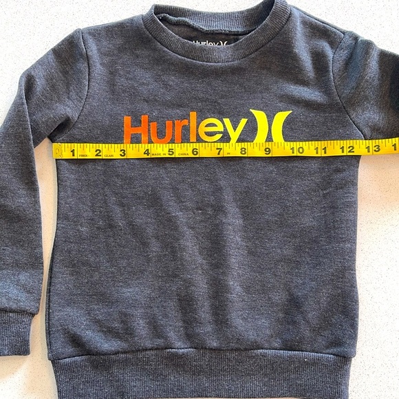 Hurley Gray Sweatshirt - Toddler Boys Size 3T - Picture 2 of 8